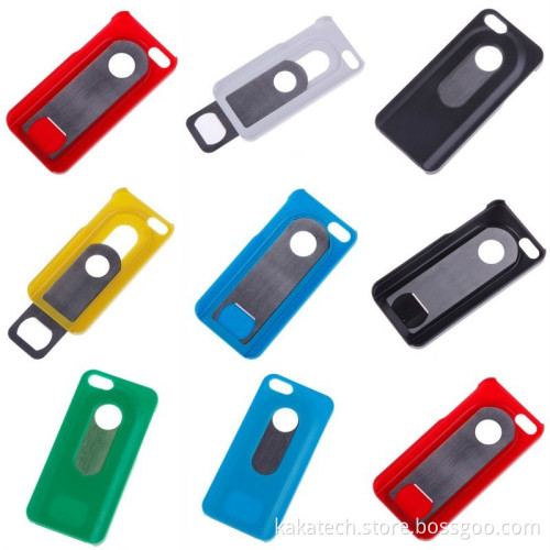 Beer Bottle Opener Slide in/out Case Cover for Apple iPhone 5 5s
